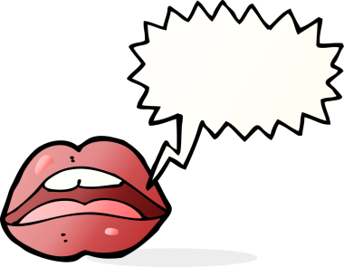 Bir insan tarafından çizilmiş konuşma balonlu çizgi film sembolünü aç