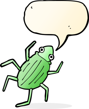 bir insan tarafından çizilmiş konuşma baloncuklu çizgi film hatası