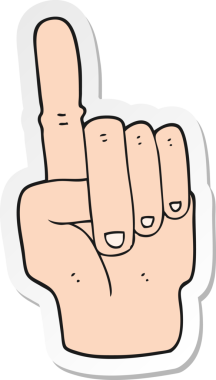 Bir insan tarafından çizilmiş bir çizgi filmin çıkartması.