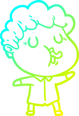 Bir insan tarafından çizilmiş bir karikatürist çizimi.