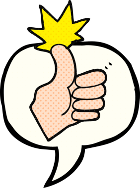 Bir insan tarafından çizilmiş serbest çizilmiş çizgi roman konuşma balonu karikatürü.