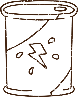 Bir insan tarafından çizilen Yakıt Kutusu Kömürü