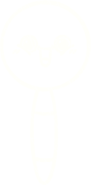 Bir insan tarafından çizilen Büyüteç Tebeşir Çizimi