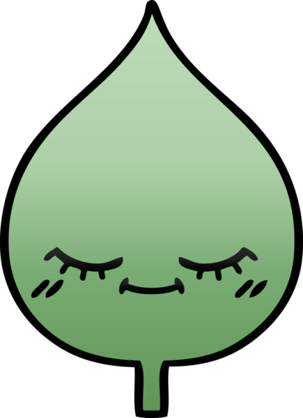 Bir insan tarafından çizilmiş dışavurumsal yaprağın gölgelenmiş çizimi