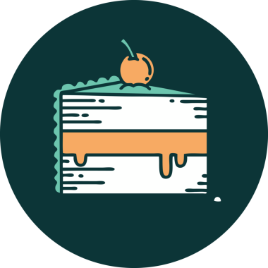 Bir insan tarafından çizilmiş kekin sembolik dövmesi.