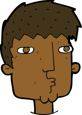 Bir insan tarafından çizilmiş garip bir adam.