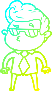 Bir insan tarafından çizilmiş karikatür karikatürü.