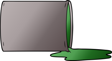 bir insan tarafından çizilmiş zehirli karikatür.