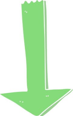 bir insan tarafından çizilmiş düz renkli çizgi film