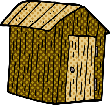 Bir insan tarafından çizilmiş ahşap ahşap bir çizgi film.