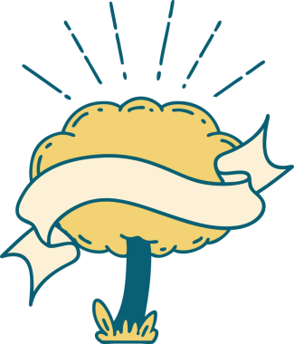 Bir insan tarafından çizilmiş dövmeli afiş.