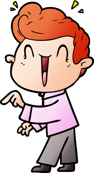 Bir insan tarafından çizilmiş heyecanlı bir çizgi film.