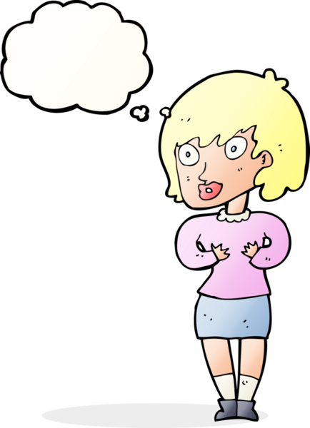 Çizgi filmdeki kadın 