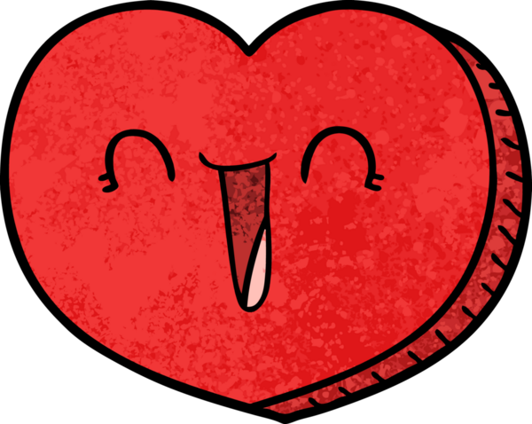 Bir insan tarafından çizilmiş aşk dolu bir kalp.