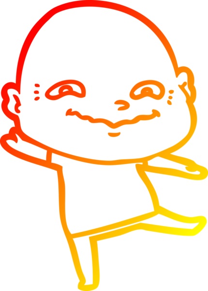 Bir insan tarafından çizilmiş ürkütücü bir çizgi film çizimi.