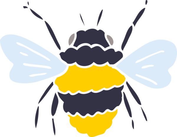 Bir insan tarafından çizilmiş karalama arısı.