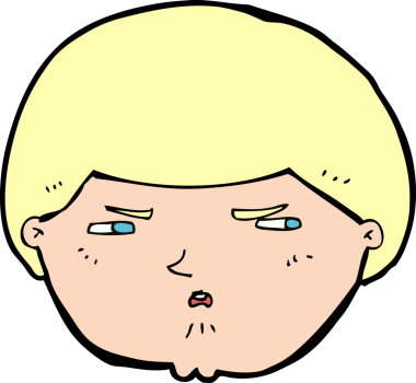 Bir insan tarafından çizilmiş rahatsız bir adam.