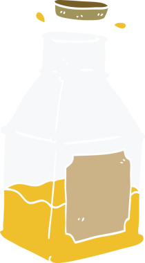 Bir insan tarafından çizilmiş sürahide karalama içeceği.