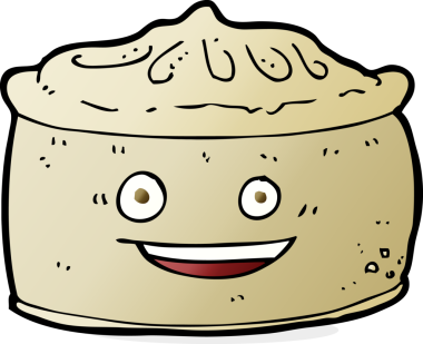 Bir insan tarafından çizilmiş karikatür turtası