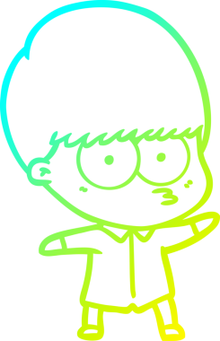 Bir insan tarafından çizilmiş tuhaf bir karikatür çocuk çizimi.