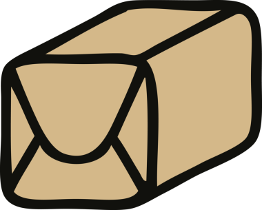 Bir insan tarafından çizilmiş kağıt bir karikatür.