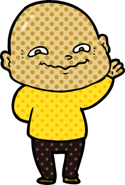 Bir insan tarafından çizilmiş ürkütücü bir çizgi film.