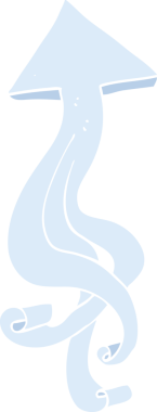 bir insan tarafından çizilen okun düz renk çizimi