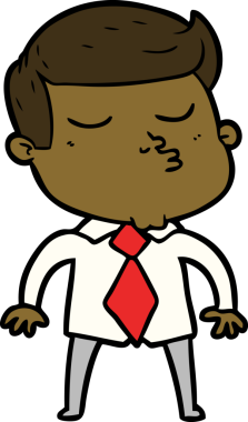 Bir insan tarafından çizilmiş karikatür mankeni adam.