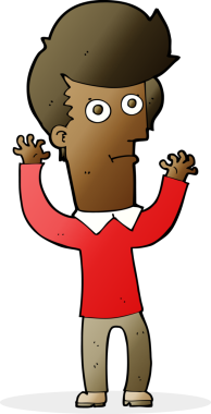 Bir insan tarafından çizilmiş bir karikatür.