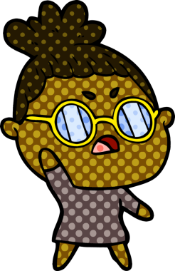 Bir insan tarafından çizilmiş bir karikatür.