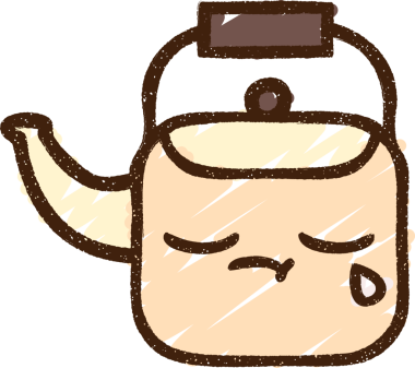 Bir insan tarafından çizilen Çaydanlık Tebeşiri