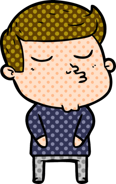 Bir insan tarafından çizilmiş karikatür mankeni adam.