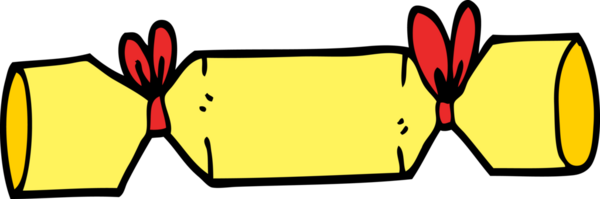 Bir insan tarafından çizilmiş karikatür krakeri.