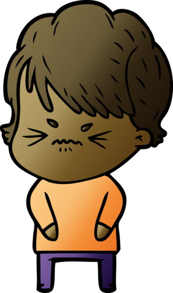 Bir insan tarafından çizilmiş, hayal kırıklığına uğramış bir kadın.