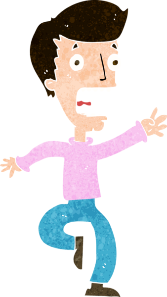 Bir insan tarafından çizilmiş karikatür.