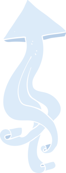 bir insan tarafından çizilen okun düz renk çizimi