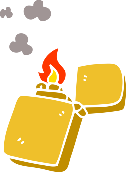 Bir insan tarafından çizilmiş karalama altın çakmağı.