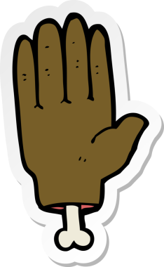 Bir insan tarafından çizilmiş bir çizgi filmin çıkartması.