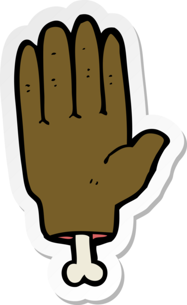 Bir insan tarafından çizilmiş bir çizgi filmin çıkartması.