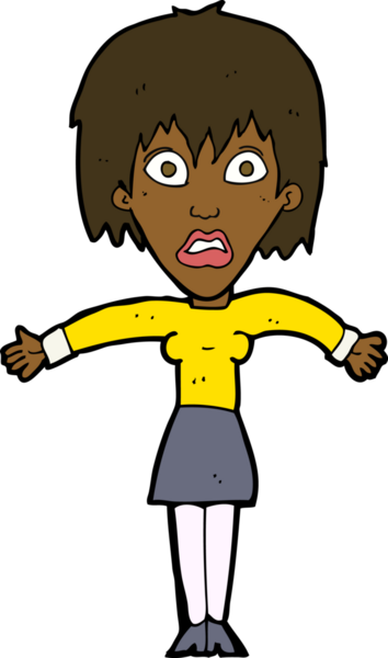 Bir insan tarafından çizilmiş bir karikatür.