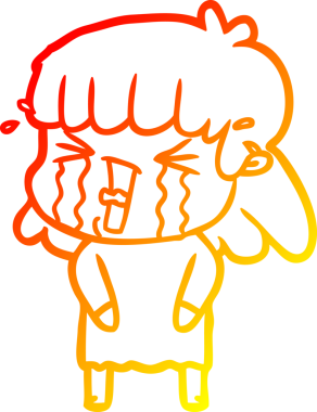 Bir insan tarafından çizilmiş bir karikatür kadın çizimi