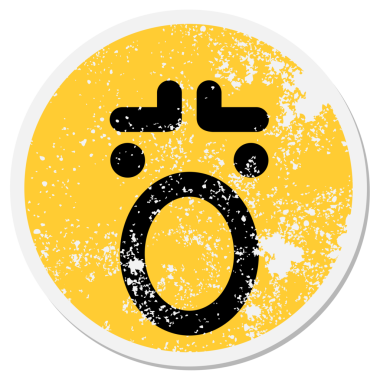 Bir insan tarafından çizilmiş basit bir bağırma çemberi.