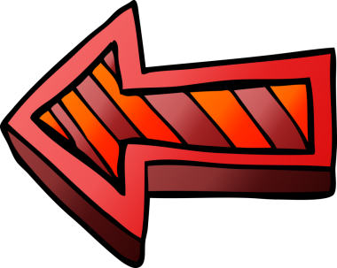 bir insan tarafından çizilmiş karalama yönetmenliği oku