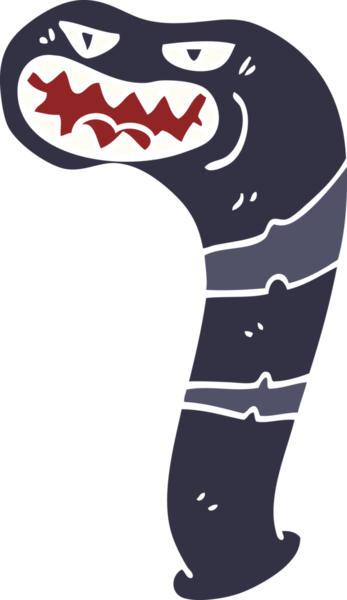 Bir insan tarafından çizilmiş karalama canavarı sülüğü.