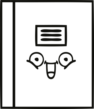 Bir insan tarafından çizilmiş bir defterin çizgi çizimi