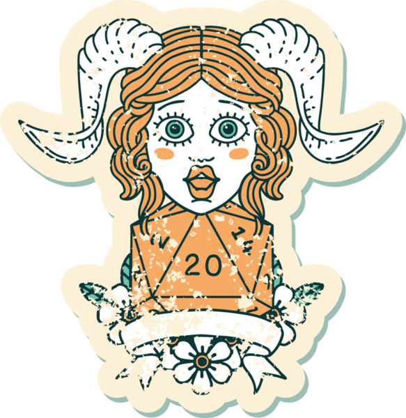 Retro Dövme Biçimi Bir insan tarafından çizilmiş doğal yirmi zar atışıyla düzenleme