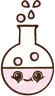 Bir insan tarafından çizilen köpüren Kimyasal Tebeşir Çizimi