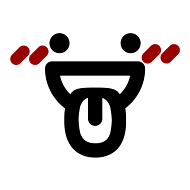 Mutlu yüz, bir insan tarafından çizilmiş dil simgesi.