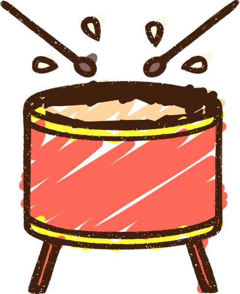 Bir insan tarafından çizilen Davul Tebeşiri