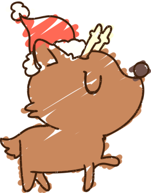 Bir insan tarafından çizilmiş Noel Ren Geyiği Tebeşiri